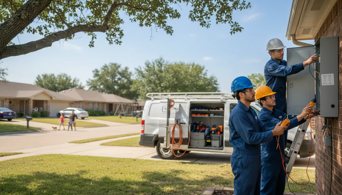 Certified electrician providing emergency electrical services in Palestine, IL